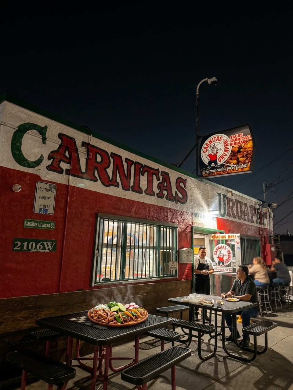 Carnitas Uruapan dining area